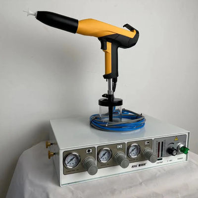 Tipo de máquina de planta de recubrimiento de polvo Máquina portátil de pintura de metales con picadora pequeña