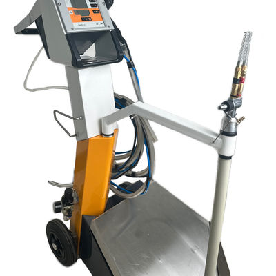 Máquina de recubrimiento de polvo vibratorio de cambio de color rápido para aplicación en sustratos de hierro