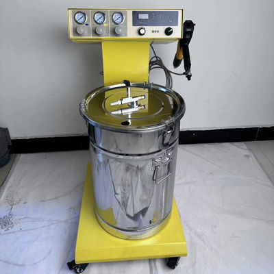 Máquina de pulverización de polvo metálico electrostático de recubrimiento al vacío HXC-600A para sustrato de acero