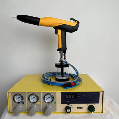 Máquina de pulverización de polvo metálico electrostático de recubrimiento al vacío HXC-600A para sustrato de acero