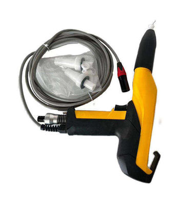 Arma de recubrimiento de superficie metálica electrostática de polvo portátil con control de flujo