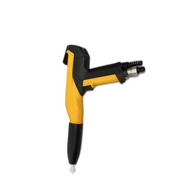 Arma de recubrimiento de superficie metálica electrostática de polvo portátil con control de flujo