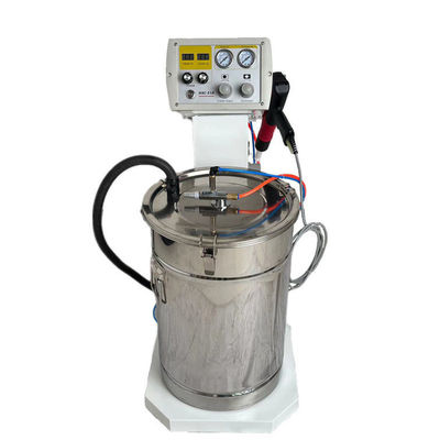 Función de recubrimiento de la superficie del metal con polvo en la máquina portátil de adsorción al vacío HXC-310