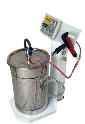 Función de recubrimiento de la superficie del metal con polvo en la máquina portátil de adsorción al vacío HXC-310