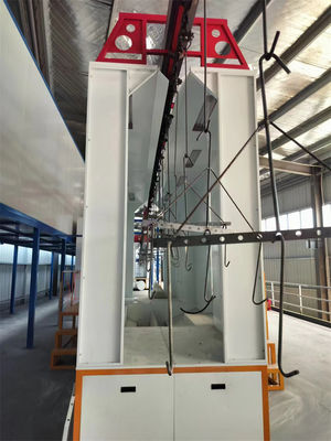 Línea de recubrimiento de polvo horizontal no estándar para sustratos de acero Peso 10000 kg