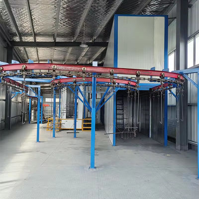 120 mm línea de recubrimiento de metal aislante en polvo fácil mantenimiento resistencia a los rayos UV