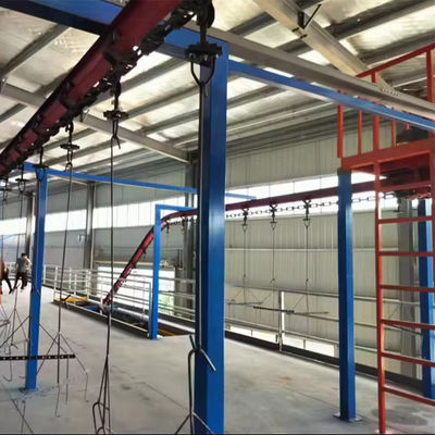 120 mm línea de recubrimiento de metal aislante en polvo fácil mantenimiento resistencia a los rayos UV
