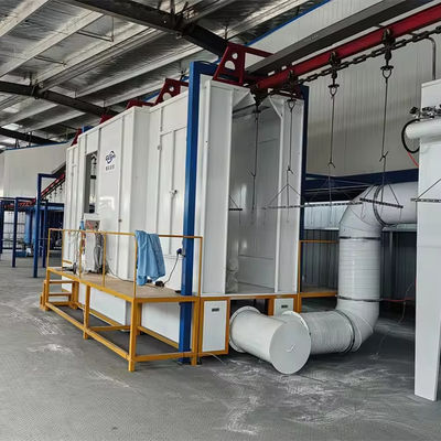 Línea de producción de recubrimiento de polvo totalmente automática Eficiencia energética Alta precisión