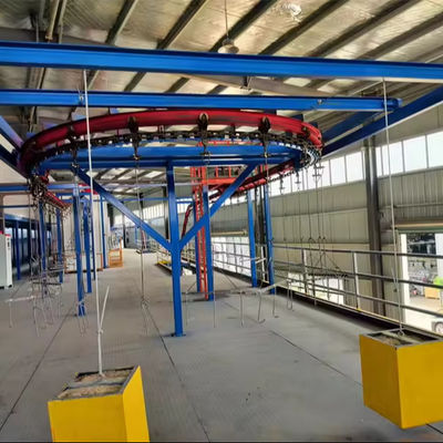 Línea de recubrimiento de polvo electrostático de usos múltiples Sistemas industriales de líneas de pintura de recubrimiento de polvo