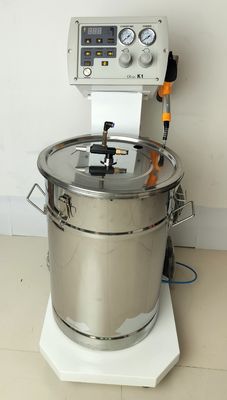 Tecnología avanzada HXC-KI Máquina de pulverización electrostática de recubrimiento de metal móvil