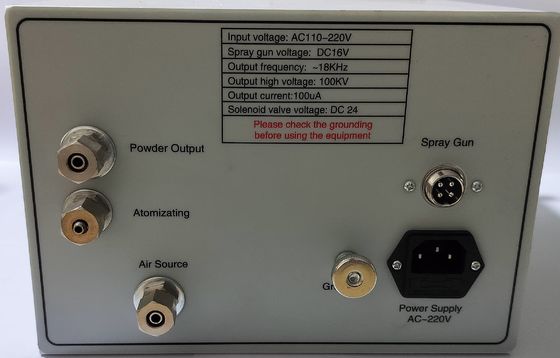 Equipo de pulverización electrostática manual HXC-KI con rodillos para sustrato de acero