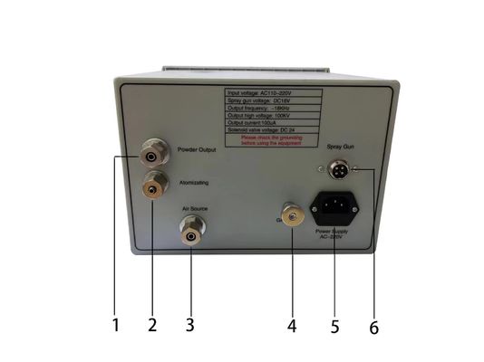 Equipo de pulverización electrostática manual HXC-KI con rodillos para sustrato de acero