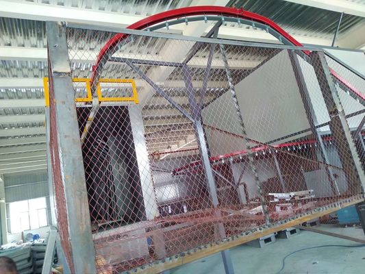 Línea de recubrimiento automático de polvo de alta capacidad operación de seguridad Línea de pintura de recubrimiento de polvo
