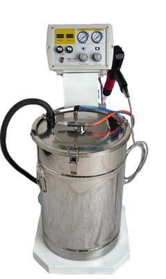 Máquina de recubrimiento en polvo de pintura por aerosol electrostática para la producción a gran escala