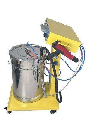 Substrato de acero Arma de recubrimiento de polvo manual electrostática económica para la superficie metálica
