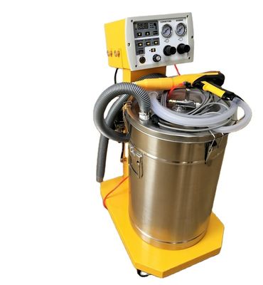 Máquina de recubrimiento electrostático en polvo para aplicaciones de recubrimiento de sustratos de acero