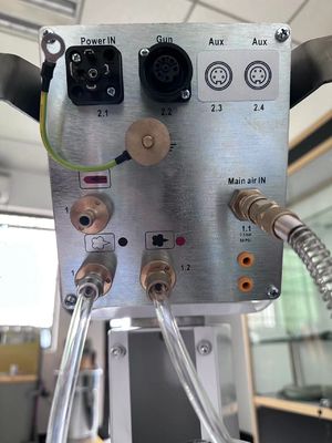 Máquina de recubrimiento de polvo electrostático de alto voltaje de sustrato de acero con 110V/220V