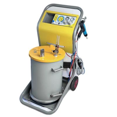 Inyección máxima de polvo de 600 g/min. Máquina de recubrimiento en polvo de cadena para recubrimiento de metales