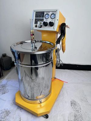 Electrostática de polvo de recubrimiento de pintura máquina de pulverización con los clientes demanda de color de recubrimiento