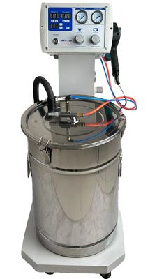 Línea de recubrimiento en polvo de sustrato de acero con gabinete recíproco y horno automático de gas
