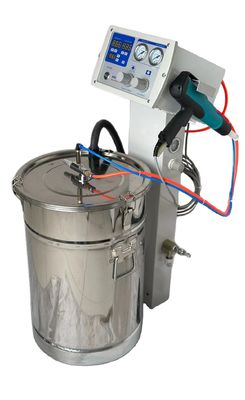 Diseño de una máquina de recubrimiento industrial de polvo con estante de recubrimiento automático de pulverización y vacío