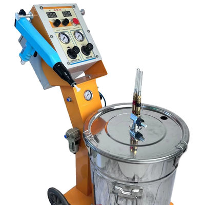 Maquinaria para cubrir el sustrato de acero en polvo de 110V/220V con pulverización automática y pistola