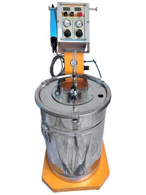 Maquinaria para cubrir el sustrato de acero en polvo de 110V/220V con pulverización automática y pistola