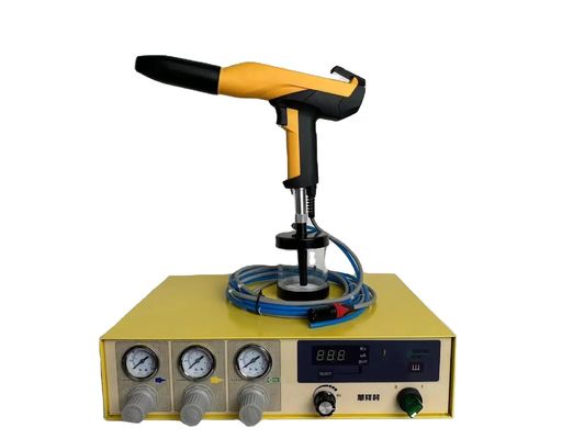 Máquina inteligente de recubrimiento electrostático en polvo para sustrato de acero en recubrimiento metálico