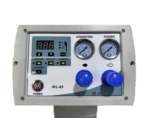 59*38*102cm máquina automática china de recubrimiento en polvo con clientes de voltaje local
