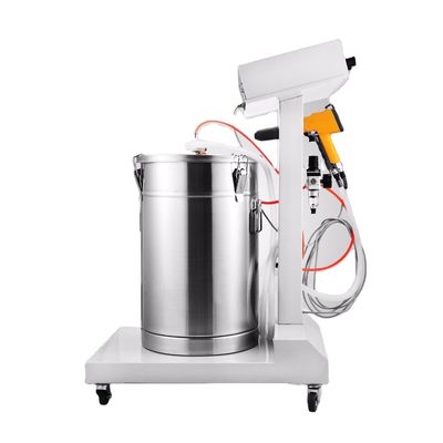 Máquina de recubrimiento electrostático en polvo para recubrimiento de superficies metálicas en plantas de fabricación