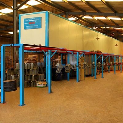 Horno de secado industrial de 4000 kg para recubrimiento en polvo y sistema de cabina de secado profesional