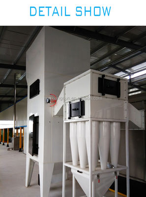 Horno de secado industrial de 4000 kg para recubrimiento en polvo y sistema de cabina de secado profesional