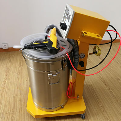 Pistola de recubrimiento de polvo máquina de rociado de polvo para ruedas de automóviles motor