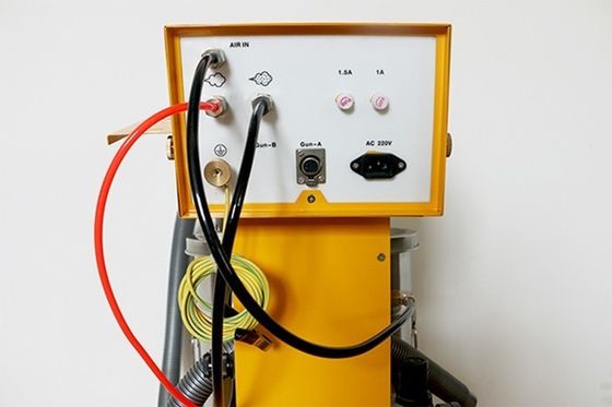 Pistola de recubrimiento de polvo máquina de rociado de polvo para ruedas de automóviles motor