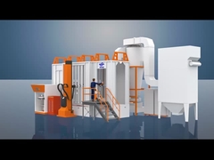 120 mm de espesor de aislamiento de acero de sustrato línea de montaje personalizada máquina de recubrimiento en polvo